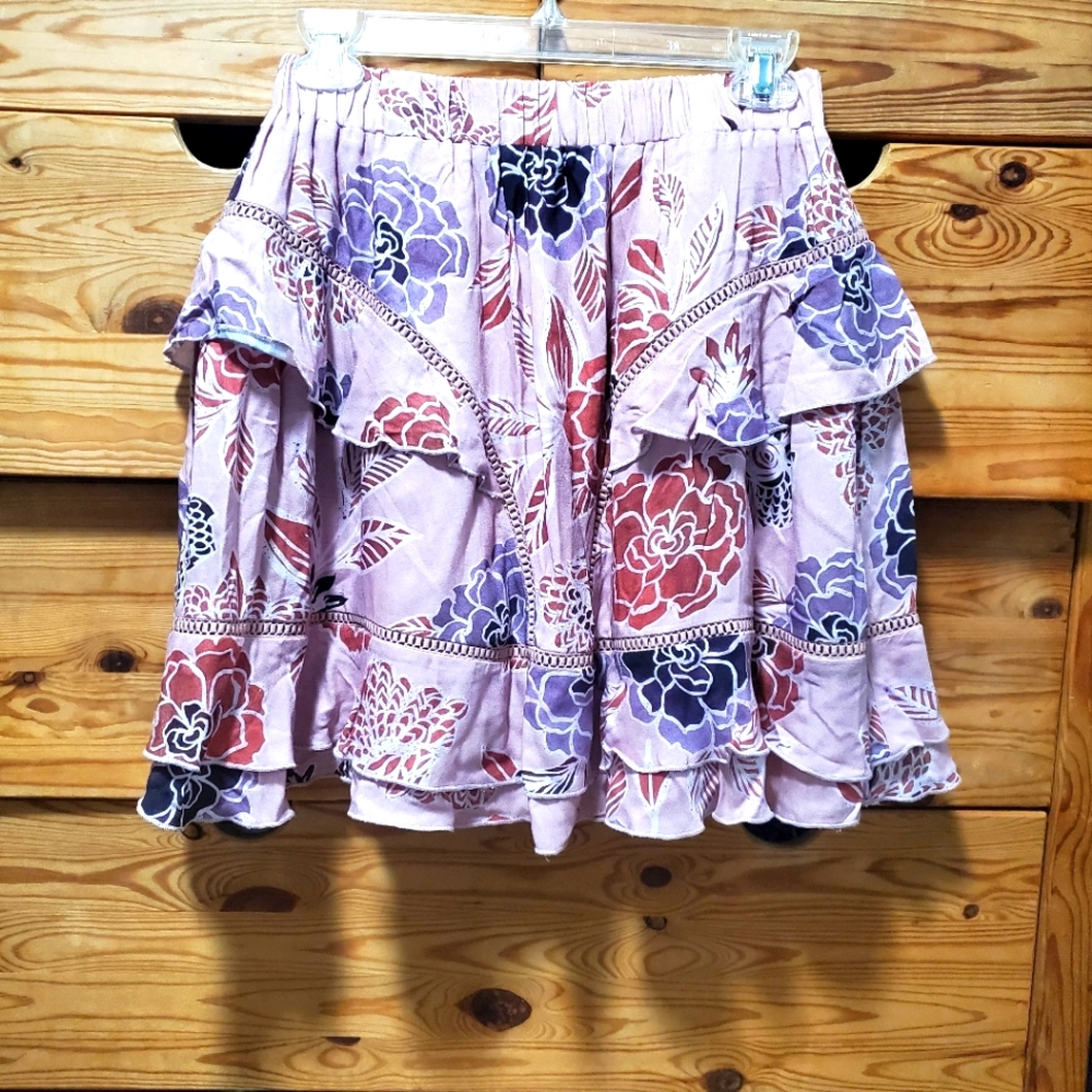 NWOT Pink Ruffled Skirt